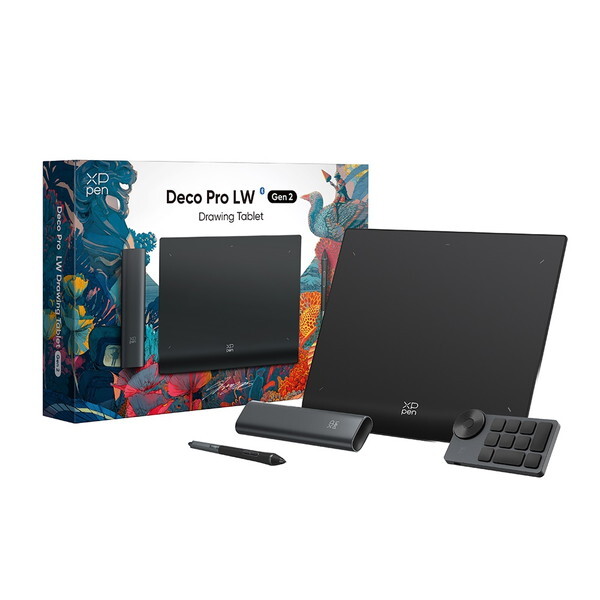 XPPen Deco Pro LW (Gen2) ペンタブレット　替え芯セット付 XP-PEN DPDTG2LW Deco Pro LW(Gen2)替え芯セット付属 [ペンタブレット