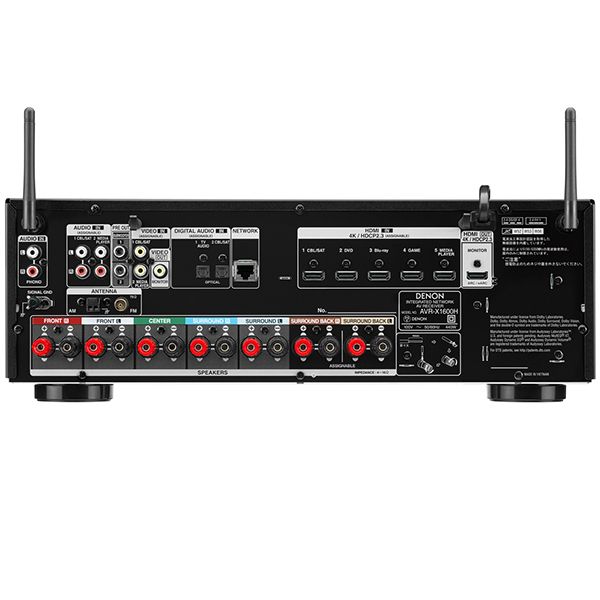 DENON AVR-X1600H ブラック [AVサラウンドレシーバー 7.2ch対応