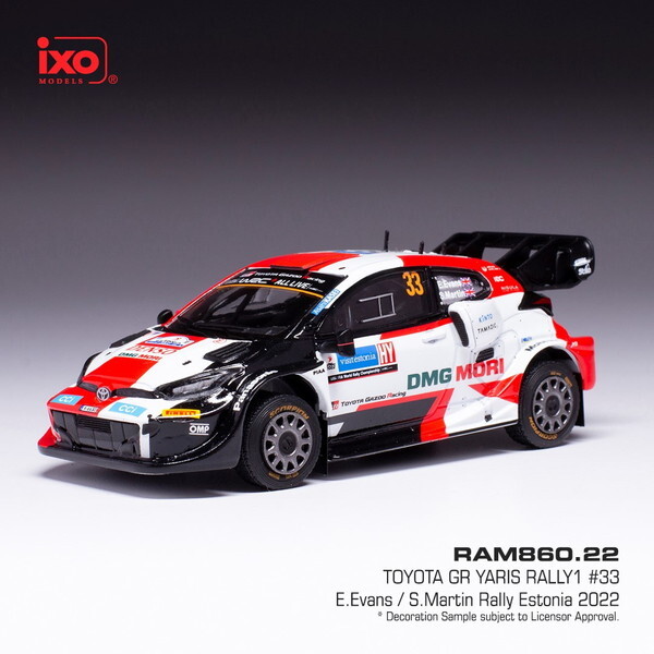 CN\f g^ GR X RALLY1 2022NGXgjA[ #33 E.Evans/S.Martin RAM860