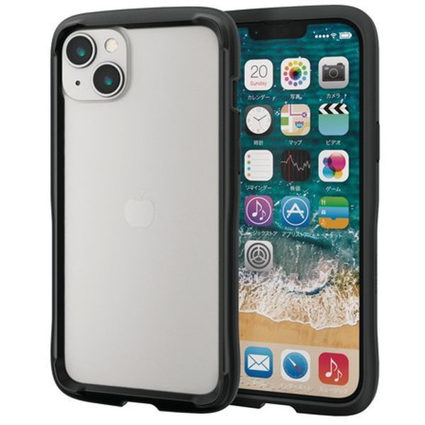 ELECOM PM-A22BTSLBBK ubN [iPhone14 Plus P[X Jo[ nCubh op[ ϏՌ Ռz y ^ MagSafe[d]