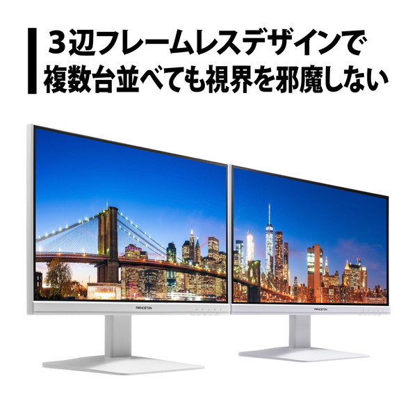 princeton PTFWLG-22W ホワイト [21.5型ワイド 液晶ディスプレイ