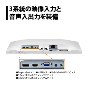 Princeton製　21.5型 ワイド液晶ディスプレイ　PTFWLG-22W　ホワイト princeton PTFWLG-22W ホワイト [21.5型ワイド 液晶ディスプレイ
