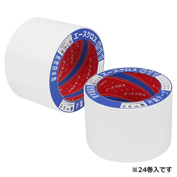 新品 24巻 光洋化学 エースクロス011 片面 気密防水 白 新品 24巻 光洋化学 エースクロス011 片面 気密防水 白