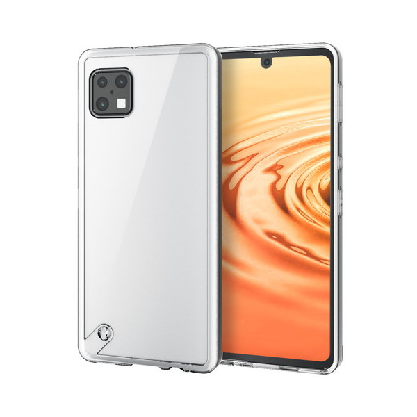 ELECOM PM-S221HVCKCR AQUOS sense6s (SHG07)/sense6 (SH-54B SHG05) P[X Jo[ nCubh TPU X pGANbV ϏՌ Xgbvz[t ɂݐ݌v NA