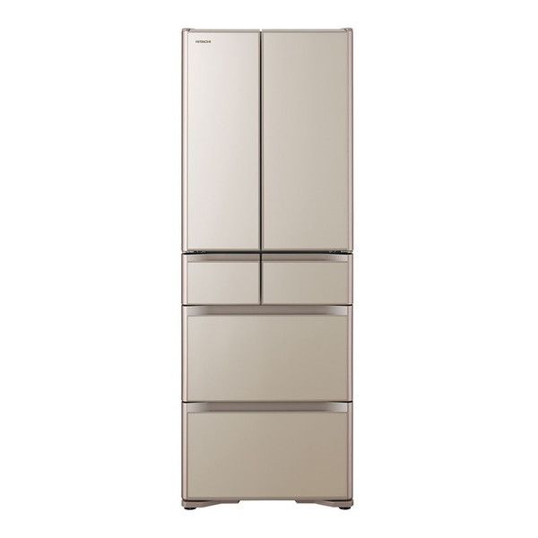 日立 R-XG43K(XN) プレーンシャンパン 真空チルド [冷蔵庫(430L