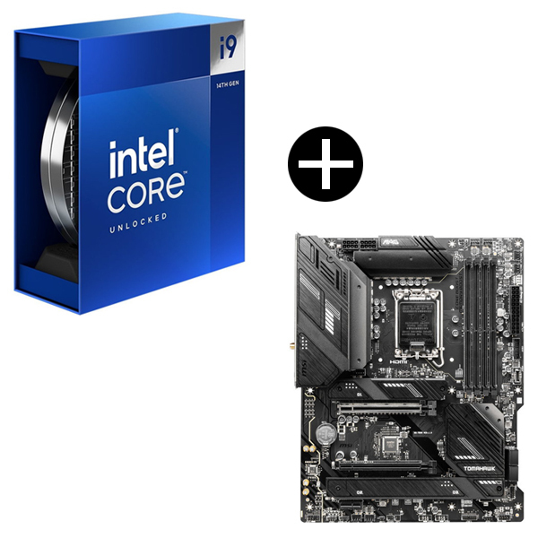 Intel Corei9-14900K CPU + MSI MAG B760 TOMAHAWK WIFI DDR4