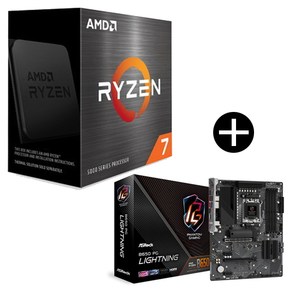 国内正規品】 AMD Ryzen 7 5700X W/O Cooler CPU + ASRock B650 PG