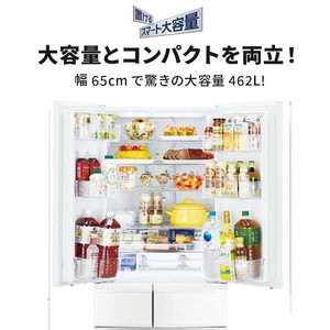 Amazon.co.jp: 三菱電機 冷蔵庫(幅65cm) 462L 観音開き 6ドア