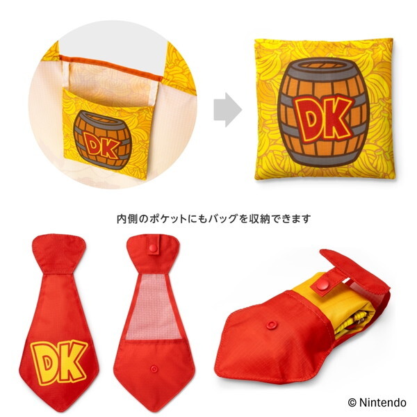 任天堂販売 ドンキーコング ラッピング×エコバッグ L(ネクタイ) | 激安
