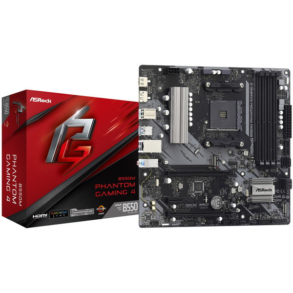 【国内正規品】 AMD Ryzen 7 5700X W/O Cooler CPU + ASRock B550M Phantom Gaming 4  MicroATXマザーボード セット