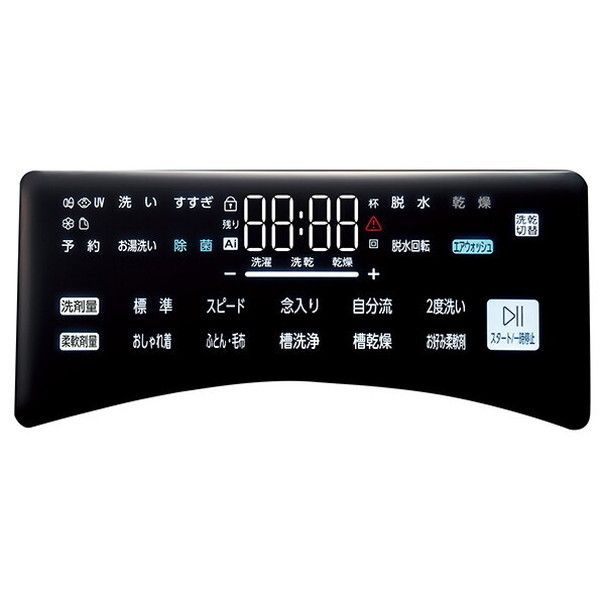 AQUA AQW-DX12N-K シルキーブラック [ドラム式洗濯乾燥機 (洗濯12.0kg