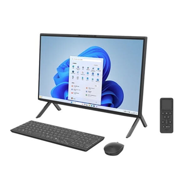 �x�m�� FMVF75K1BA �u���b�N [�f�X�N�g�b�v�p�\�R�� 23.8�^ / Win11 Home / DVD�X�[�p�[�}���` / Office����]