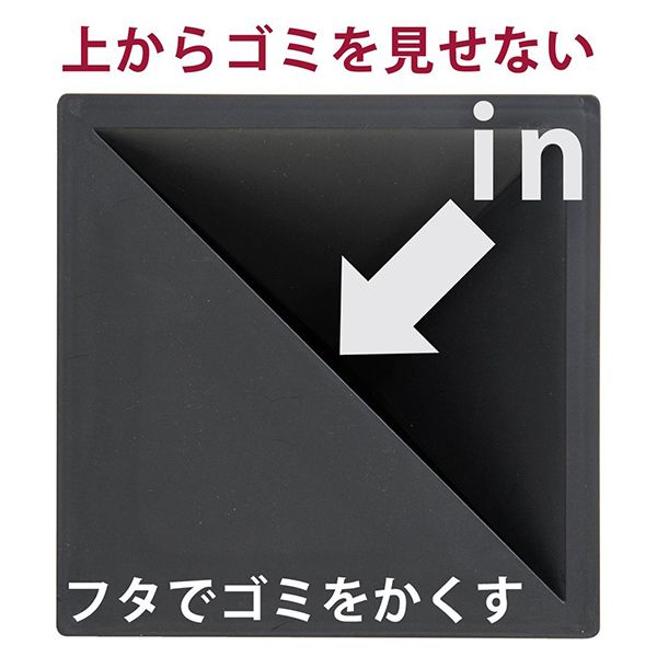 新輝合成 ユニード カクスS36 ブラック [ゴミ箱] | 激安の新品・型落ち