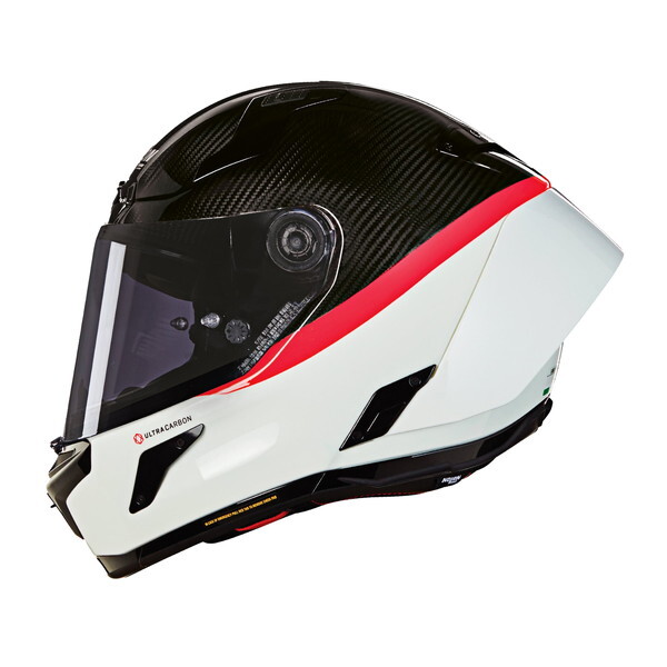 NOLAN D49839 NOLAN(�m�[����) �o�C�N�p �w�����b�g �t���t�F�C�X X�V���[�Y X-804RS �E���g���J�[�{�� D.O.C.(WHITE/346) L�T�C�Y(59-60cm) 49839