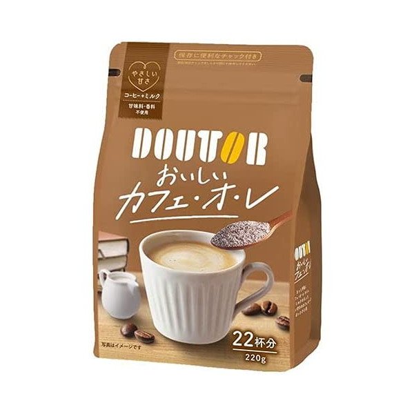ドトールコーヒー ドトール おいしいカフェオレ 220g ×24