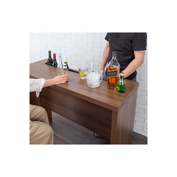 ダイニングチェア SUN・HARVEST ダークブラウン 42×38×67/42cm KV-142 DBR ２脚セット 並行輸入品