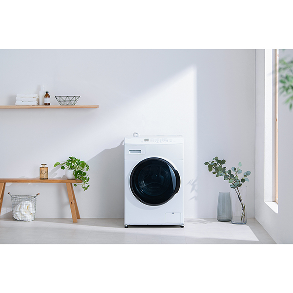 アイリスオーヤマ CDK852-W ホワイト [ドラム式洗濯乾燥機 (洗濯8.0kg