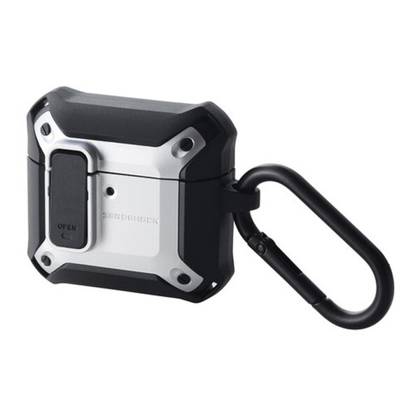 ELECOM AVA-AP06ZEROLSV Vo[ [AirPods 4 P[X ϏՌ yCX/MagSafe[dΉz Ռz t^JbN@\ ZEROSHOCK Lock]