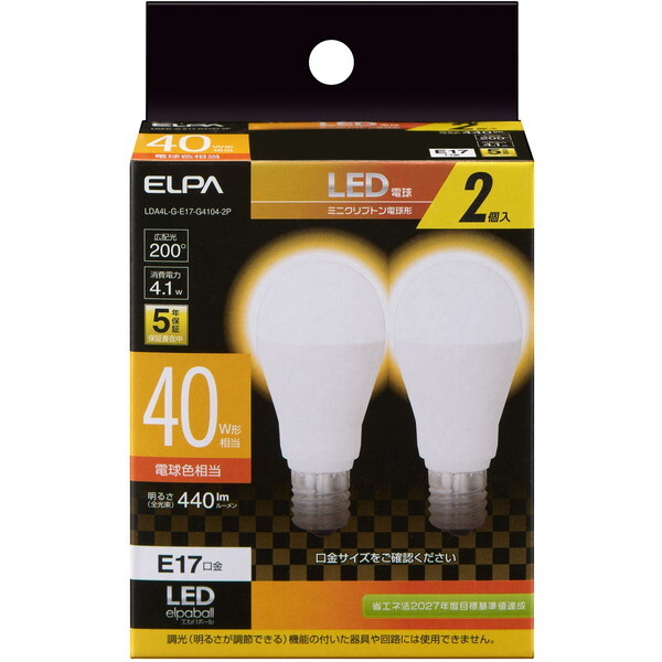 d LDA4L-G-E17-G4104-2P [LEDd ~jNvg`]