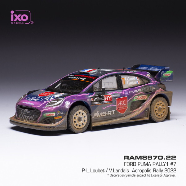 �C�N�\���f�� �t�H�[�h �v�[�} RALLY1 2022�N�A�N���|���X�����[ #7 P-L.Loubet/V.Landais RAM870