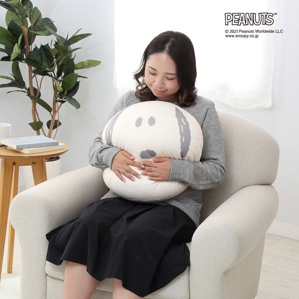 西川 WG91279500300 スヌーピー マイクロビーズクッション