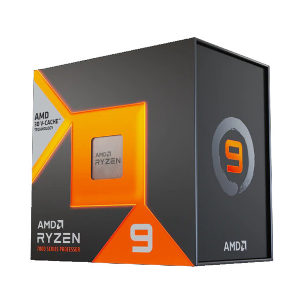 AMD Ryzen9 7900X3D W/O Cooler (12C/24T、4.4Ghz、120W) CPU + ASRock