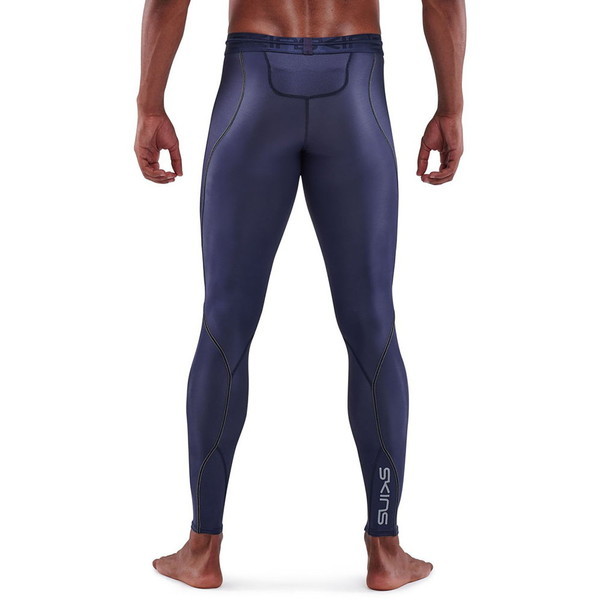 スキンズ SKINS メンズ コンプレッションウエア SERIES-3 ロングタイツ ネイビー M 18171310 098 SKINS スキンズ メンズ コンプレッションウエア SERIES-3 ロングタイツ