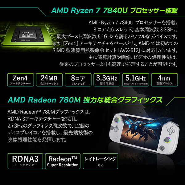 AOKZOE AOKZOEA2S-32-5 A2 スタンダード版(Ryzen 7 6800U / 32GB 