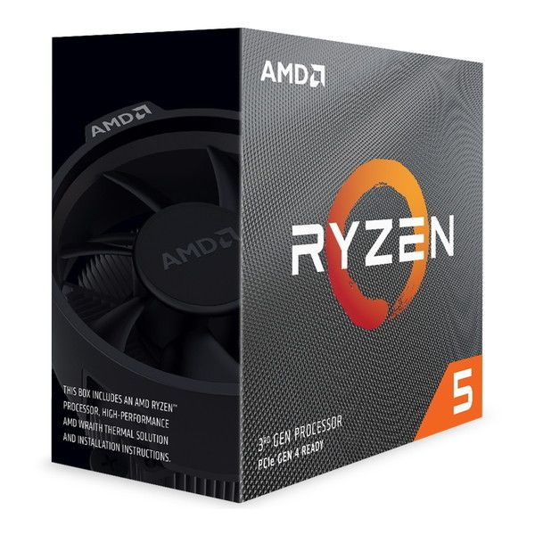 CPU AMD Ryzen 5 3600 with Wraith Stealth cooler 3.6GHz 6コア / 12