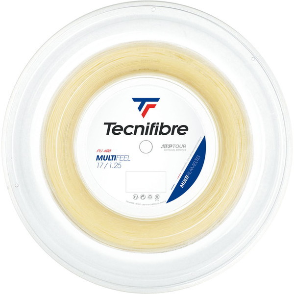 Tecnifibre (テクニファイバー) 硬式テニス用 ガット BOB MULTIFEEL 200mロール ナチュラル 1.30mm TFSR203 NA