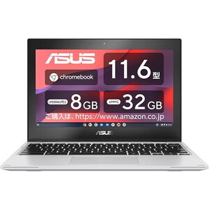 ASUS CX1102FKA-MK0037/X トランスペアレントシルバー Chromebook Flip 