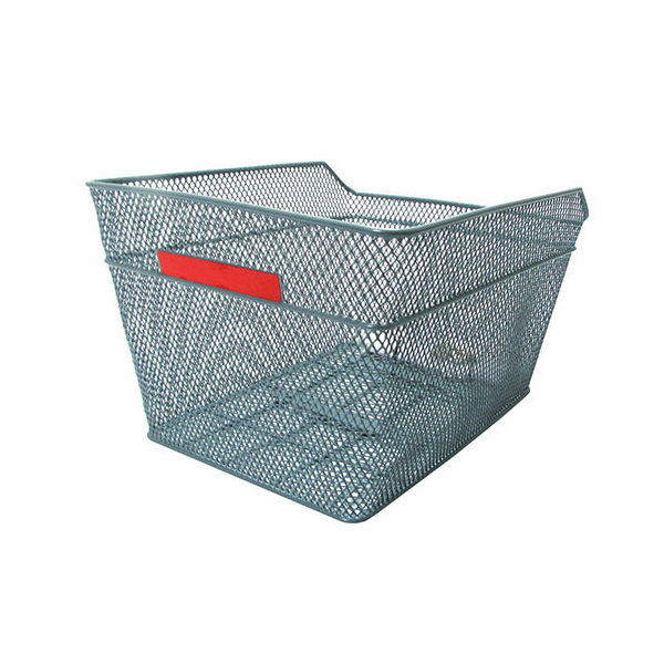 10セット メッシュバスケット カゴ 縦×横32×45cm 深さ18cm 店舗品 ウッドハンドルメッシュバスケット M リーニエ （ かご カゴ