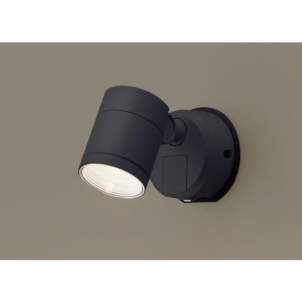 PANASONIC LGWC47100CE1 [壁直付型 LED（電球色） エクステリア スポットライト ビーム角24度・集光タイプ  防雨型・FreePa・フラッシュ・ON/OFF型（連続点灯可能）・明るさセンサ付 パネル付型 110Vダイクール電球60形1灯器具相当]  激安の新品・