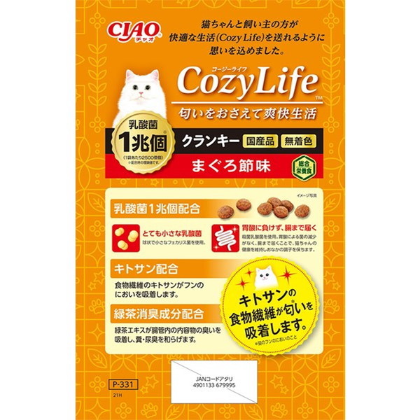 CIAO (チャオ) Cozy Life (コージーライフ) クランキー かつお節味 190g×4袋