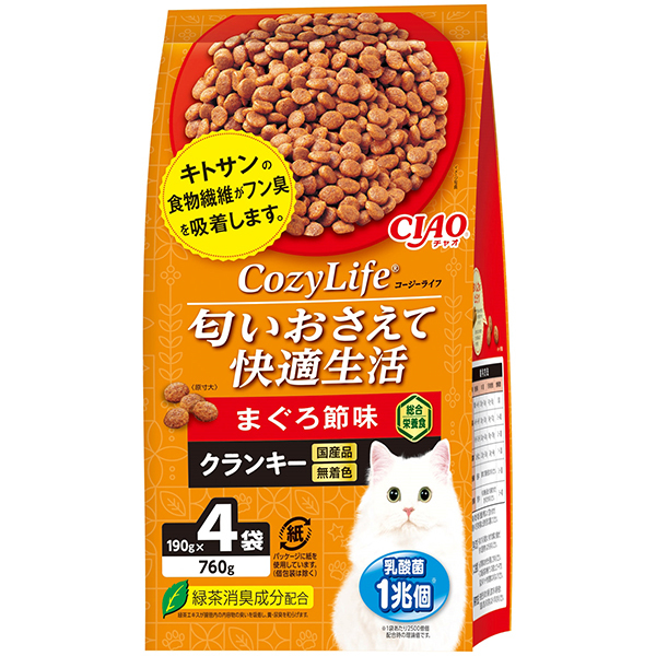 ���Ȃ΃y�b�g�t�[�h CIAO Cozy Life �N�����L�[ �܂���ߖ� 190g×4��