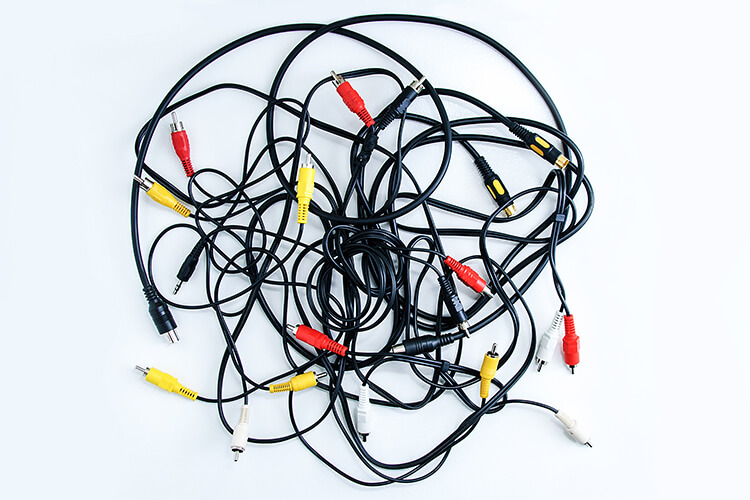 テレビの配線で注意すること