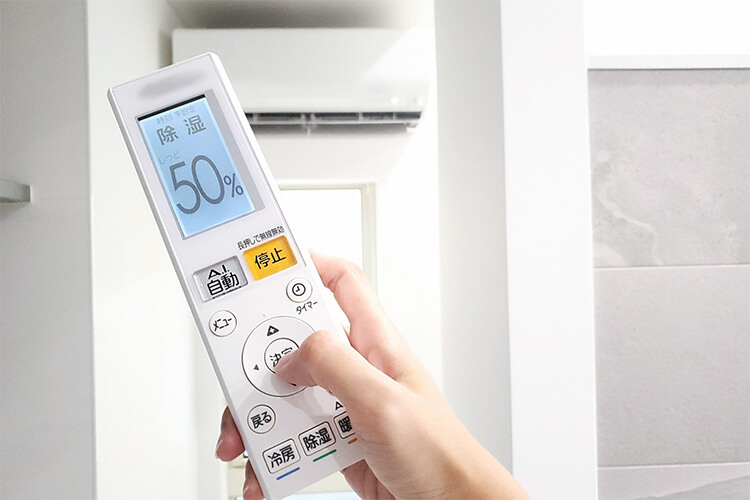 エアコンの除湿機能の効果