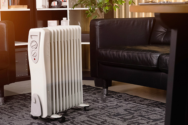 代表的な暖房器具の電気代の目安