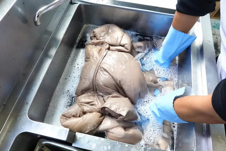 水洗いで汚れがよく落ちる