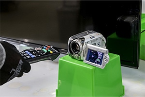 液晶画面の拭き上げ
