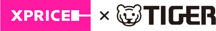 XPRICE×TIGERコラボロゴ
