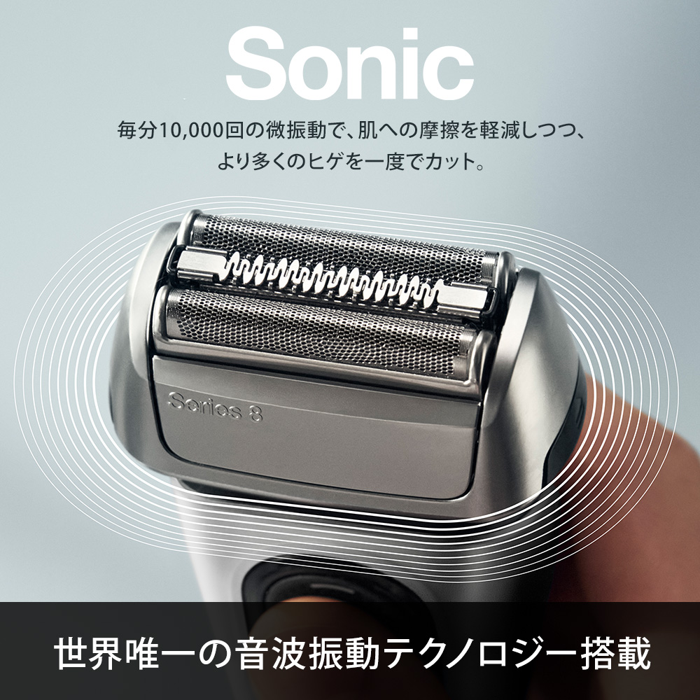 BRAUN 8417s-V シルバー シリーズ8 [メンズシェーバー (往復式