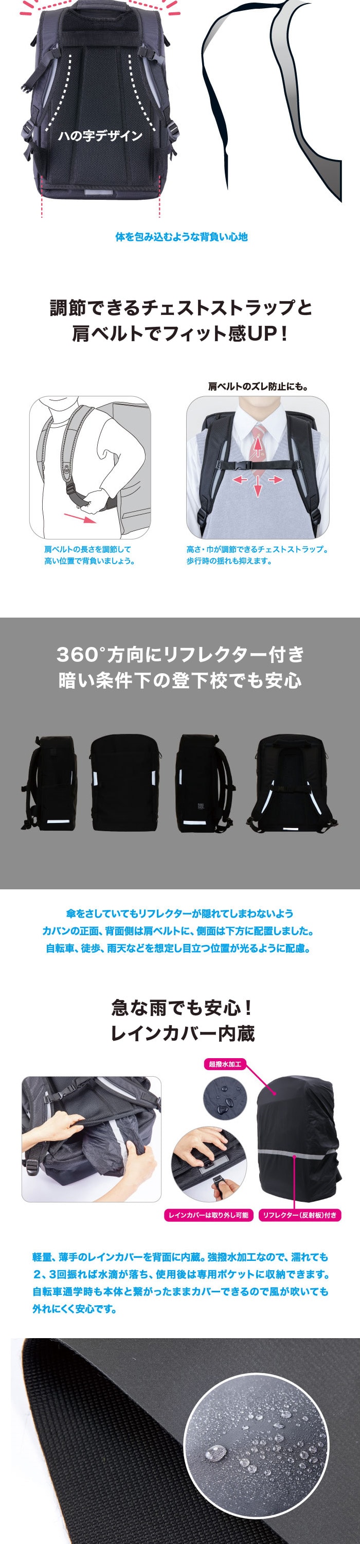 ラクサック ネオ ブラック 101353 9 28L 詳細画像2