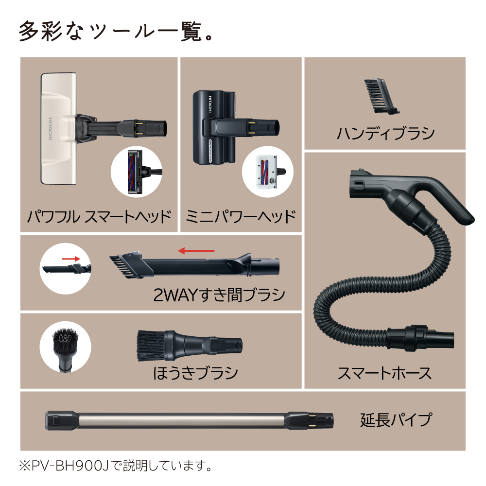 日立 PV-BH900J シャンパンゴールド パワーブーストサイクロン