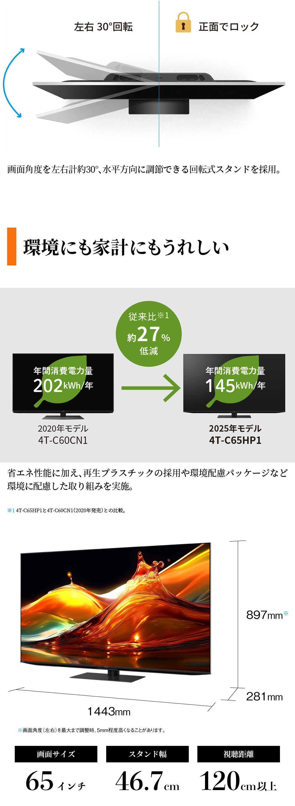 4T-C65HP1 詳細画像6