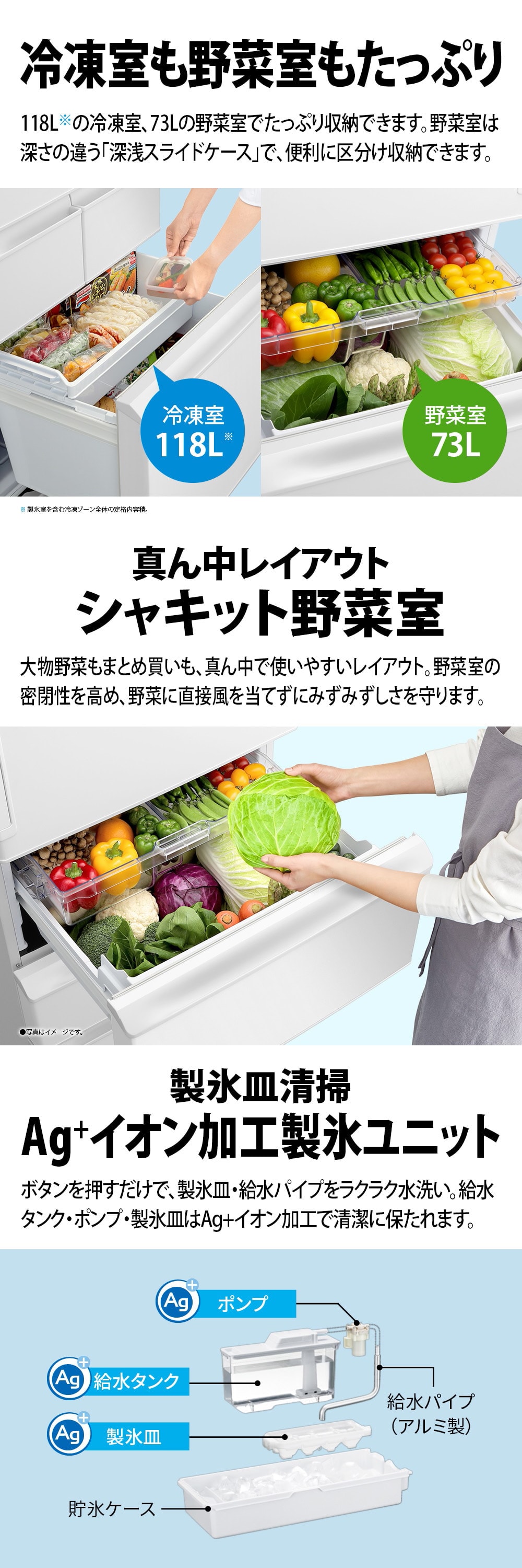 SJ-XW41P-W 詳細画像2