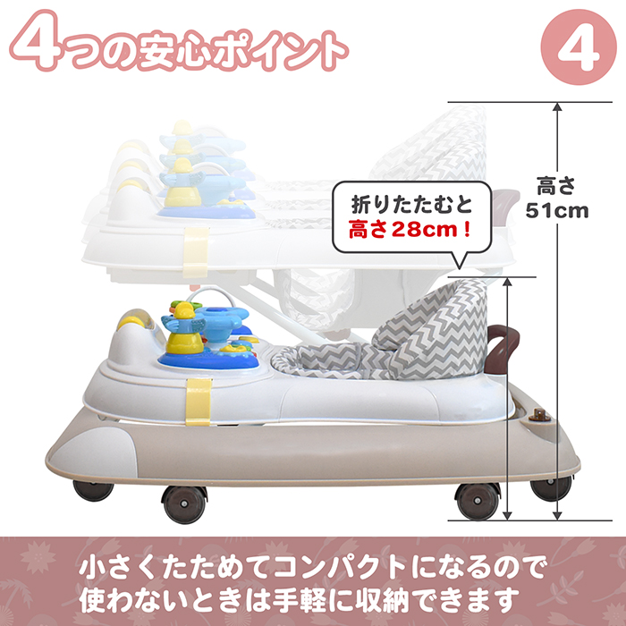 JTC てくてくウォーカー ピンク 詳細画像9