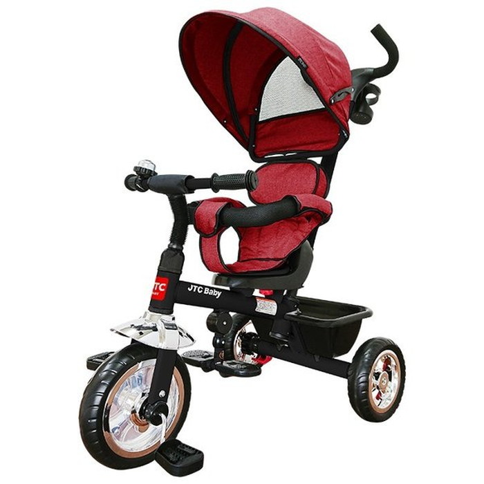 JTC 3in1tricycle ディープレッド 詳細画像10