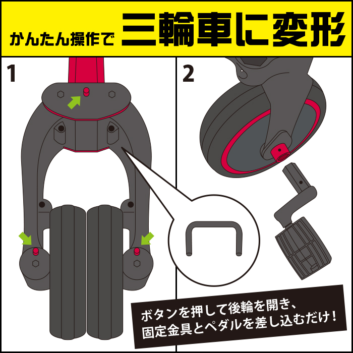 JTC さんばいく レッド 詳細画像3