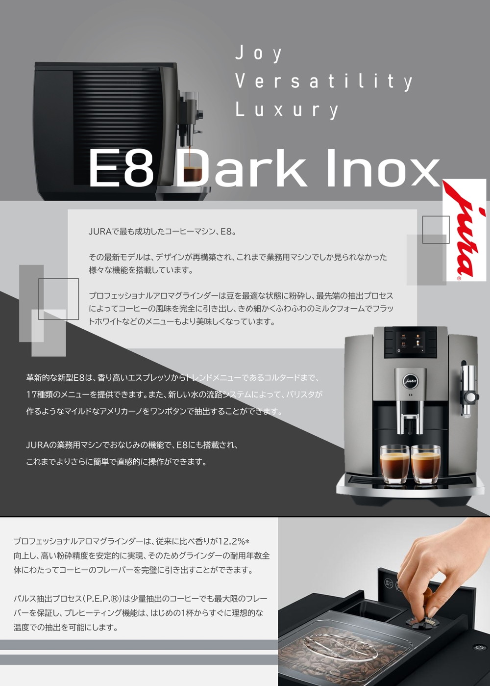 E8 Dark Inox 詳細画像1